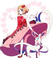 amount:pair body-type:feral body-type:humanoid dress series:eeveelutions series:pokemon species:human species:sylveon style:dithering style:kawaii // 700x770 // 97KB