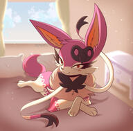 amount:solo atmosphere:bedroom atmosphere:fashion atmosphere:home body-type:feral oc series:eeveelutions series:pokemon species:aromatisse species:fusion species:sylveon style:girly visual-teasing // 1280x1261 // 210KB