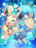amount:solo atmosphere:fashion atmosphere:pearl-kingdom body-type:feral dress glasses outfit series:pokemon species:eevee style:girly style:sparkly style:very-girly sunglasses // 768x1024 // 1.3MB