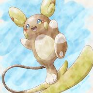 amount:solo atmosphere:clouds body-type:semi-anthro species:alolan-raichu style:watercolor // 2000x2000 // 552KB