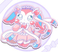 amount:solo body-type:feral body-type:semi-anthro maid outfit series:eeveelutions series:pokemon species:sylveon style:girly style:pastel-colors // 2037x1848 // 1.7MB
