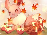 amount:solo atmosphere:autumn body-type:feral series:pokemon species:eevee style:girly style:sparkly // 1024x768 // 133KB
