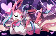 amount:solo body-type:feral body-type:semi-anthro hall-of-fame:bronze hall-of-fame:silver oc series:eeveelutions series:pokemon species:sylveon style:girly style:sparkly style:very-girly visual-teasing // 1000x639 // 620KB