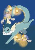 amount:multiple body-type:feral series:eeveelutions series:pokemon species:chinchou species:vaporeon // 1448x2048 // 306KB