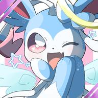 amount:solo angel-wings body-type:feral series:eeveelutions series:pokemon species:sylveon style:pastel-colors // 2048x2048 // 292KB