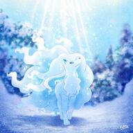 alolan amount:solo series:pokemon species:fox species:ninetales // 2048x2048 // 6.4MB