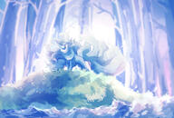 alolan amount:solo atmosphere:fantasy atmosphere:forest body-type:feral series:pokemon species:alolan-ninetales style:intentional-blur style:over-exposure // 2039x1378 // 2.1MB