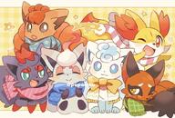 amount:multiple body-type:feral grouping:fox-pokemon scarf series:pokemon species:alolan-vulpix species:fennekin species:fox species:hisuian-zorua species:nickit species:vulpix species:zorua // 850x574 // 126KB