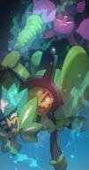amount:solo atmosphere:powerful atmosphere:undersea body-type:semi-anthro mythical series:pokemon species:ogerpon style:kawaii // 2023x3848 // 703KB