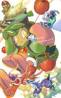 amount:solo atmosphere:christmas body-type:semi-anthro mythical series:pokemon species:ogerpon style:kawaii // 944x1500 // 1.5MB