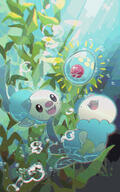 amount:solo body-type:semi-anthro creatures series:pokemon species:oshawott species:otter water // 2500x4000 // 9.7MB