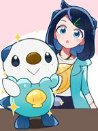 amount:solo body-type:semi-anthro creatures series:pokemon species:oshawott species:otter water // 1733x2310 // 1.4MB