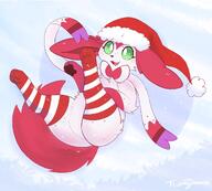 amount:solo atmosphere:snowy body-type:feral butt_freckles freckles oc series:eeveelutions series:pokemon species:sylveon thigh-highs // 1842x1660 // 239KB
