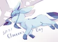 amount:solo body-type:feral series:eeveelutions series:pokemon sleeping species:glaceon // 2000x1430 // 766KB