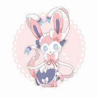 amount:solo atmosphere:cafe body-type:feral maid outfit series:eeveelutions series:pokemon species:sylveon style:noisy // 1000x1000 // 81KB