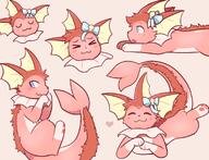 amount:solo body-type:feral oc series:eeveelutions series:pokemon species:vaporeon style:kawaii style:multiple-scenarios wearing-bow // 1700x1300 // 1.6MB