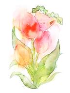 amount:solo body-type:feral flower species:hoppip style:watercolor // 1536x2048 // 460KB