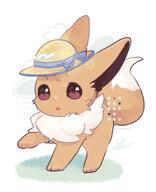 amount:solo body-type:feral hat series:pokemon species:eevee // 1665x2048 // 177KB