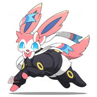 amount:solo body-type:feral costume imitation series:eeveelutions series:pokemon species:sylveon species:umbreon style:kawaii // 960x960 // 130KB