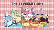 amount:multiple body-type:blob forehead-gem grouping:all-eeveelutions series:eeveelutions series:pokemon silly species:eevee species:espeon species:flareon species:glaceon species:jolteon species:leafeon species:sylveon species:umbreon species:vaporeon style:detailed-pattern // 2048x1156 // 232KB