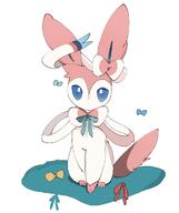 amount:solo body-type:feral series:eeveelutions series:pokemon species:sylveon wearing-bow // 846x1007 // 66KB