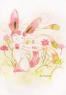 amount:solo body-type:feral content series:eeveelutions series:pokemon species:sylveon style:pastel-colors style:watercolor // 600x859 // 63KB
