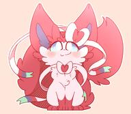 amount:solo body-type:feral oc outfit series:eeveelutions series:pokemon species:sylveon style:dithering style:outline style:scribbles // 1300x1132 // 479KB