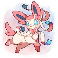 amount:solo blep body-type:feral series:eeveelutions series:pokemon silly species:sylveon style:outline // 2500x2500 // 439KB