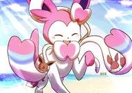 amount:multiple atmosphere:sunlight body-type:feral series:eeveelutions series:pokemon species:eevee species:sylveon style:sunrays // 2048x1442 // 287KB