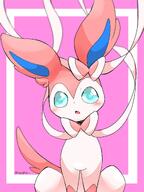 amount:solo body-type:feral series:eeveelutions series:pokemon species:sylveon style:border style:intentional-blur style:thin-border // 1536x2048 // 227KB