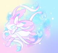 amount:solo body-type:feral series:eeveelutions series:pokemon species:sylveon style:girly style:outline style:playful style:rainbow style:sparkly // 2048x1858 // 2.3MB