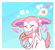 amount:solo body-type:feral burrito eating hall-of-fame:bronze series:eeveelutions series:pokemon species:sylveon style:girly style:kawaii style:pastel-colors style:playful style:simple-colors style:very-playful style:white-border // 2000x1800 // 237KB