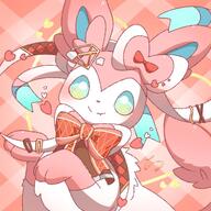 amount:solo body-type:feral chocolatier series:eeveelutions series:pokemon species:sylveon style:detailed-pattern style:girly style:kawaii style:very-girly // 768x768 // 704KB