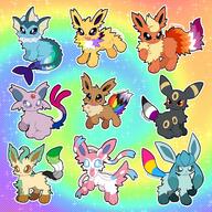 amount:multiple body-type:feral forehead-gem grouping:all-eeveelutions pride series:eeveelutions series:pokemon species:eevee species:espeon species:flareon species:glaceon species:jolteon species:leafeon species:sylveon species:umbreon species:vaporeon // 2048x2048 // 778KB