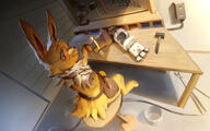 amount:solo atmosphere:garage body-type:feral engineer glasses nerdy series:eeveelutions series:pokemon species:jolteon // 540x338 // 61KB