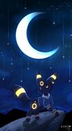amount:solo atmosphere:night atmosphere:stary body-type:feral hoodie moon series:eeveelutions series:pokemon species:umbreon style:glow sweater // 2024x3688 // 403KB
