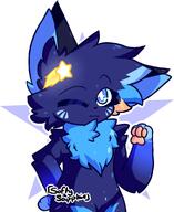 amount:solo body-type:semi-anthro series:pokemon species:eevee style:kemono style:outline wink // 789x963 // 82KB
