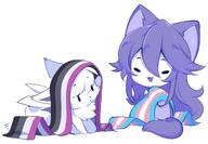 amount:pair artist:fleesveon body-type:anthro body-type:feral flipnote-character pride series:pokemon species:cat species:eevee // 1248x866 // 87KB