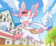 amount:solo atmosphere:town body-type:feral mail-delivery series:eeveelutions series:pokemon species:sylveon style:kawaii // 2712x2218 // 455KB