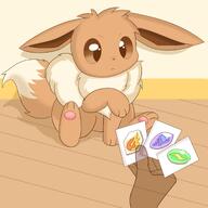 amount:solo atmosphere:home body-type:feral series:pokemon species:eevee // 2048x2048 // 215KB
