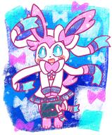 amount:solo body-type:semi-anthro outfit schoolgirl-outfit series:eeveelutions series:pokemon species:sylveon style:playful // 1698x2048 // 762KB