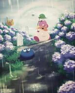 amount:multiple atmoshere:graveyard atmosphere:flowers atmosphere:rain atmosphere:spooky body-type:blob character:gooey character:kracko character:rick character:scarfy style:faded // 1638x2048 // 773KB