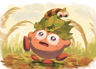 amount:solo atmosphere:field body-type:blob bugs character:kirby scared series:kirby species:unknown style:painted wheat // 1764x1271 // 1.2MB