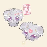 amount:solo body-type:semi-anthro series:pokemon species:espurr style:kawaii // 1000x1000 // 72KB