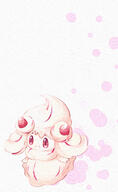 amount:solo body-type:semi-anthro species:alcremie species:food-creature style:watercolor // 906x1480 // 1.2MB