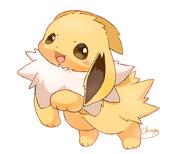 amount:solo body-type:feral drooping-ears series:eeveelutions series:pokemon species:jolteon style:kawaii style:playful // 1180x948 // 77KB