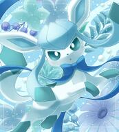 amount:solo atmosphere:assorted-objects atmosphere:flowers atmosphere:snowy body-type:feral camera-view hall-of-fame:bronze hall-of-fame:silver series:eeveelutions series:pokemon species:glaceon style:abstract-background style:blue style:kawaii style:outline wallpaper-material wearing-bow // 1800x2000 // 368KB