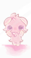 amount:solo body-type:semi-anthro series:pokemon species:espurr species:shiny-pokemon style:playful style:watercolor wallpaper-material-(phone) // 744x1392 // 309KB