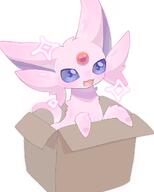 amount:solo body-type:feral cardboard-box cramped forehead-gem hall-of-fame:bronze series:eeveelutions series:pokemon species:espeon style:colored-lines style:girly style:grainy-lines style:kawaii style:playful style:sparkly visual-teasing // 961x1200 // 76KB