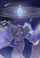 amount:solo atmosphere:anime atmosphere:night atmosphere:stary body-type:semi-anthro glasses nerdy species:fox style:dim style:kemono winter-clothes // 1423x2048 // 353KB